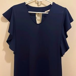 Flutter sleeve dress